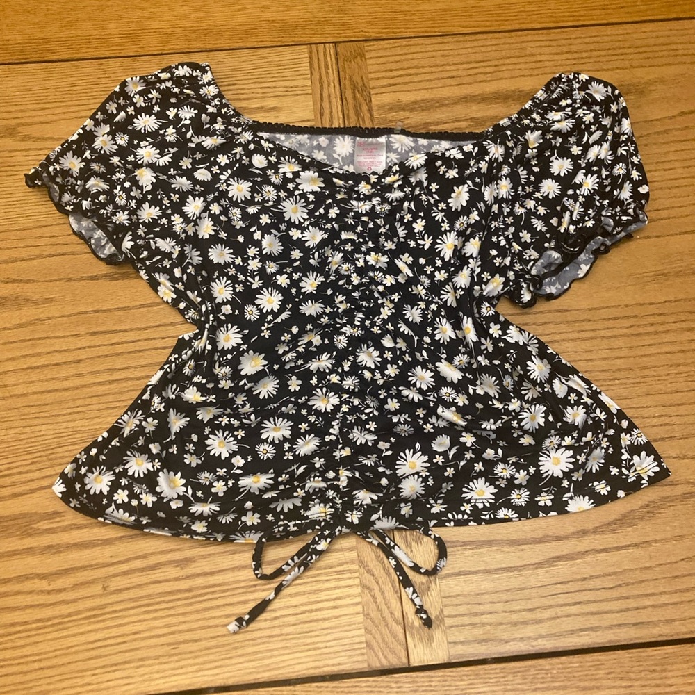 Floral off the shoulder top
